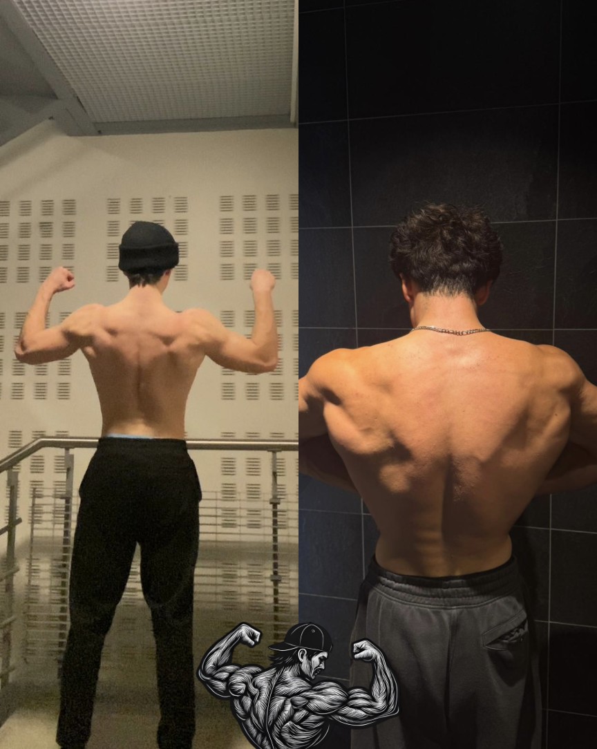 Transformation physique avant et après, coaching LIFTPURDY